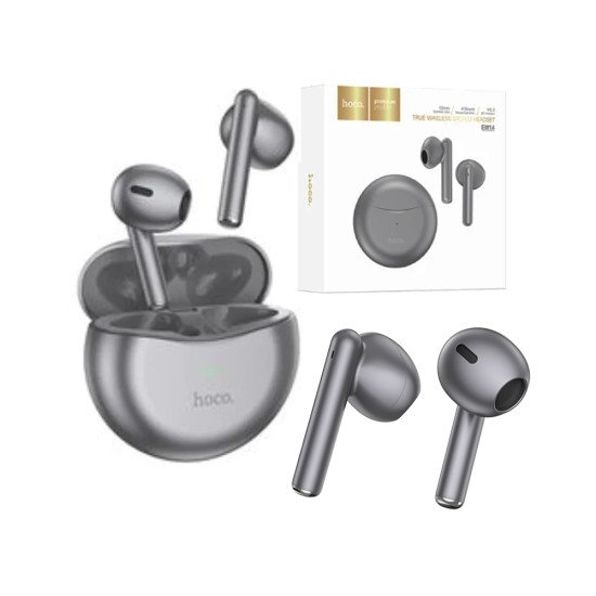 Hoco True Wireless Earbuds EW14 Bluetooth V5.1 Metal Gray